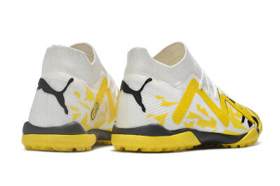 Puma Future X Powercat Tokyo Match TF Artificial Turf Soccer Shoes - Yellow/White/Black