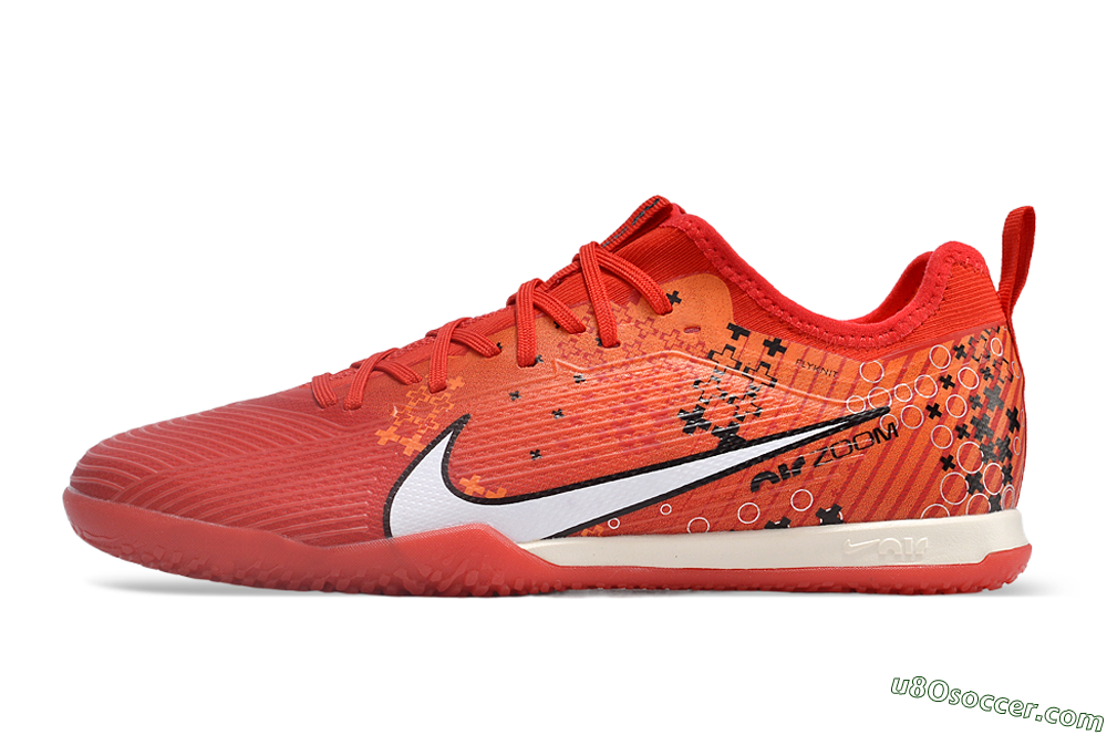 Nike Air Zoom Mercurial Vapor 15 Pro IC Indoor & Futsal Soccer Shoes - Red/White/Black 2