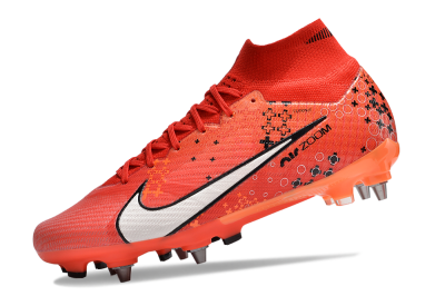 Nike Air Zoom Mercurial Superfly 9 Elite SG Soft Ground Soccer Cleats - Red/White/Black