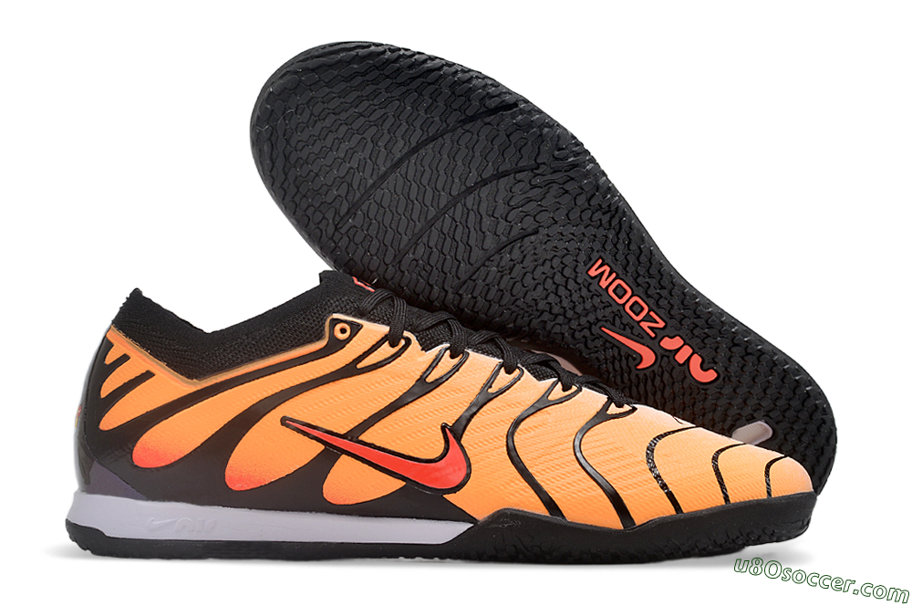 Nike Air Zoom Mercurial Vapor 15 Elite IC Indoor & Futsal Soccer Shoes - Yellow/Black/Red 1