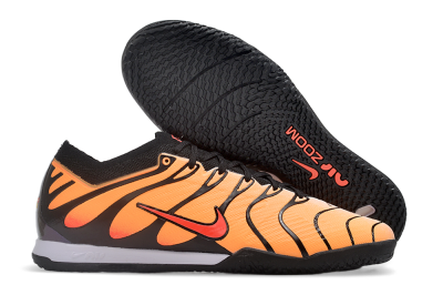 Nike Air Zoom Mercurial Vapor 15 Elite IC Indoor & Futsal Soccer Shoes - Yellow/Black/Red