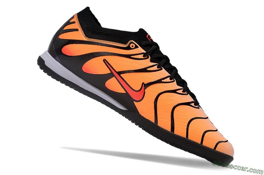 Nike Air Zoom Mercurial Vapor 15 Elite IC Indoor & Futsal Soccer Shoes - Yellow/Black/Red 4