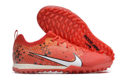 Nike Air Zoom Mercurial Vapor 15 Pro TF Artificial Turf Soccer Shoes - Red/White/Black