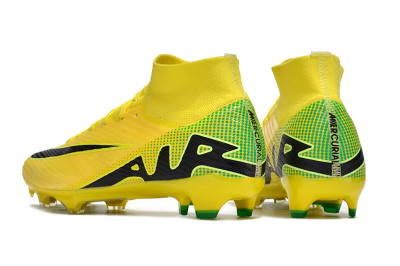 Nike Air Zoom Mercurial Superfly 9 Elite FG Firm Ground Soccer Cleats - Yellow/Black/Green
