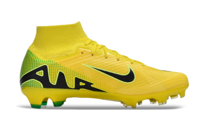Nike Air Zoom Mercurial Superfly 9 Elite FG Firm Ground Soccer Cleats - Yellow/Black/Green