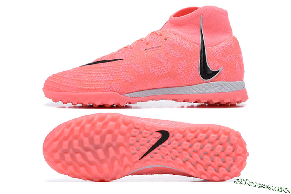 Nike Phantom Luna Elite TF Artificial Turf Soccer Shoes - Pink/Black/White 0