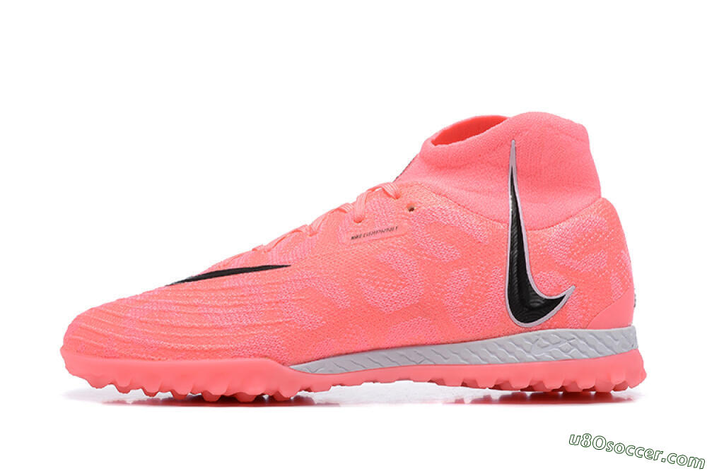 Nike Phantom Luna Elite TF Artificial Turf Soccer Shoes - Pink/Black/White 2