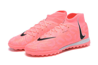 Nike Phantom Luna Elite TF Artificial Turf Soccer Shoes - Pink/Black/White