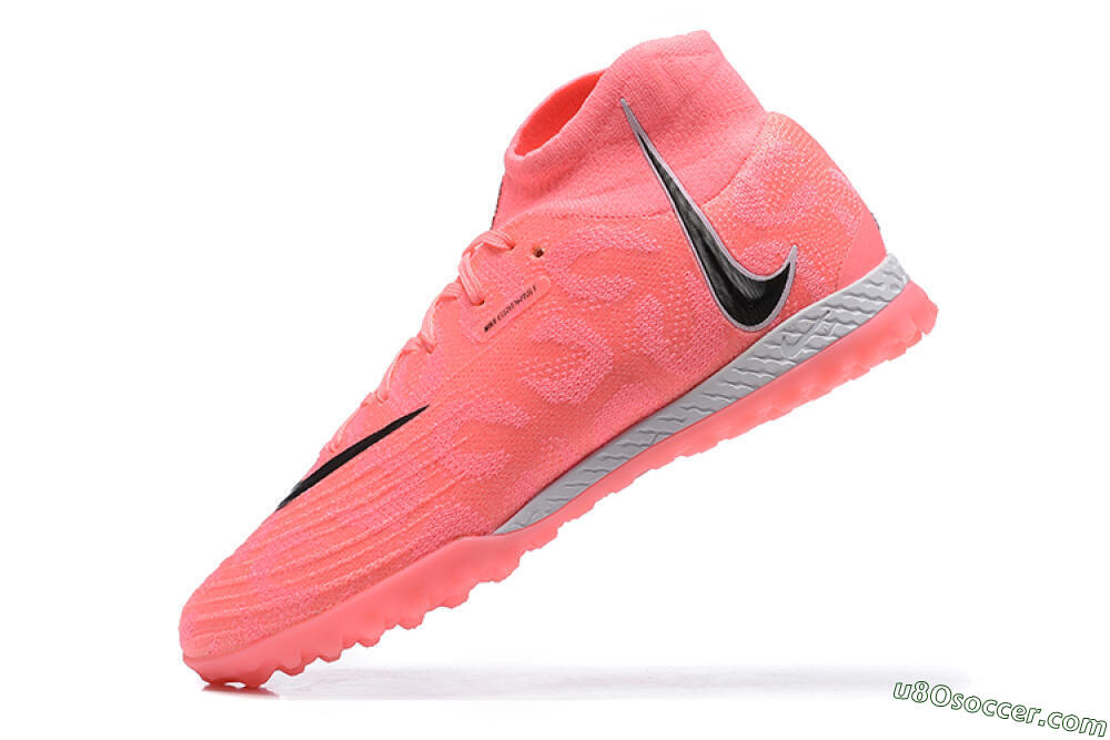 Nike Phantom Luna Elite TF Artificial Turf Soccer Shoes - Pink/Black/White 8
