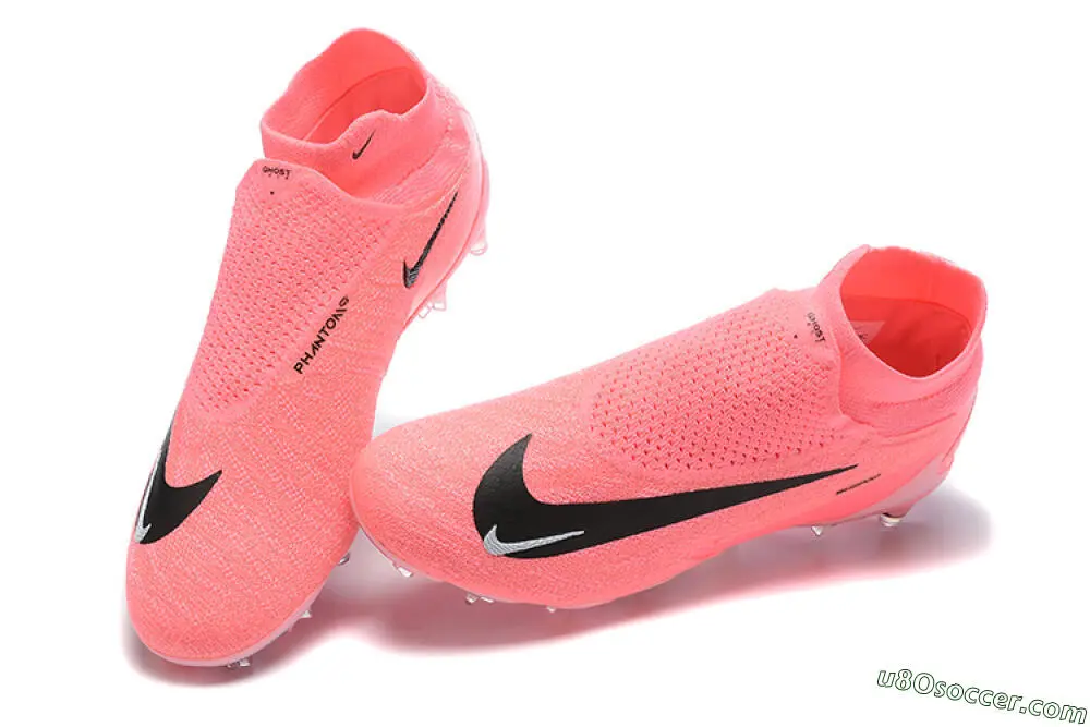 ★87MM★ Mmlg BETWEEN HFT FLOW PINK FG Soccer Cleats - Nike Phantom GX Elite DF Link | Pink