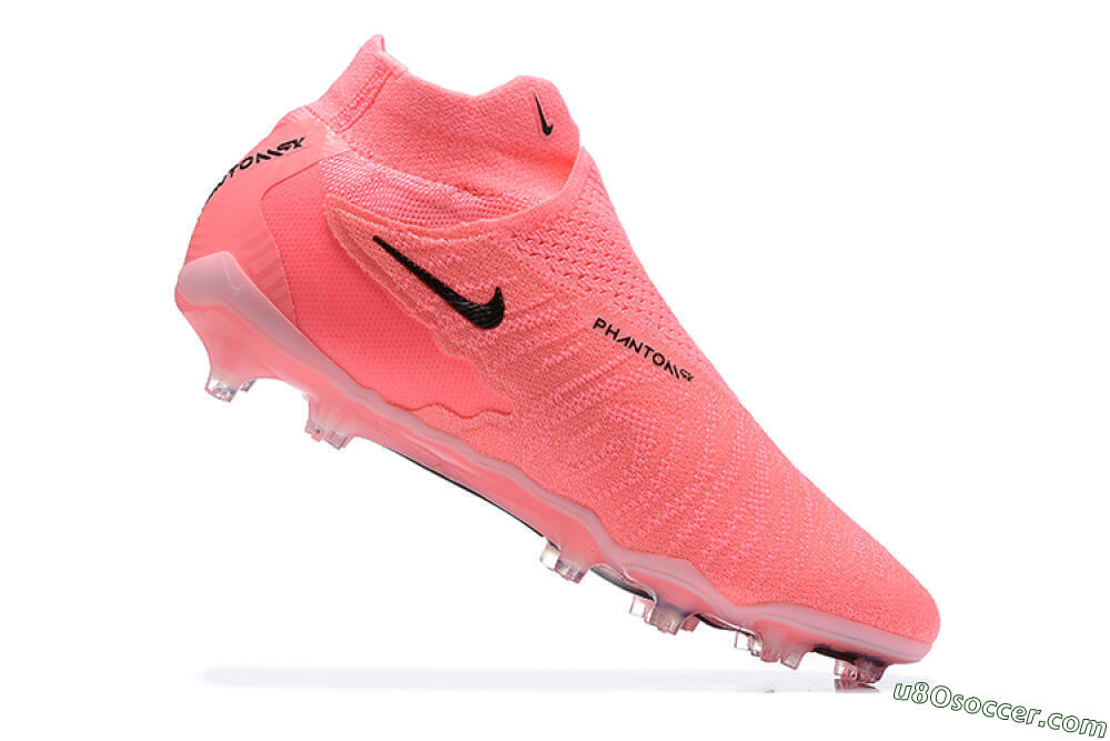 Nike Phantom GX Elite DF Link FG Firm Ground Soccer Cleats - Pink/Black/White 7