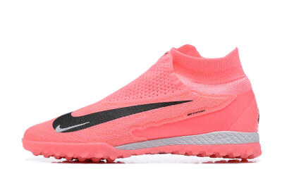 Nike Phantom GX Elite DF Link TF Artificial Turf Soccer Shoes - Pink/Black/White