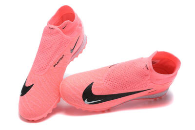 Nike Phantom GX Elite DF Link TF Artificial Turf Soccer Shoes - Pink/Black/White