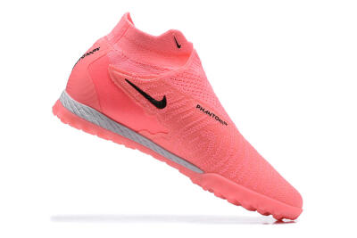 Nike Phantom GX Elite DF Link TF Artificial Turf Soccer Shoes - Pink/Black/White