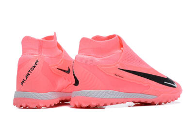 Nike Phantom GX Elite DF Link TF Artificial Turf Soccer Shoes - Pink/Black/White