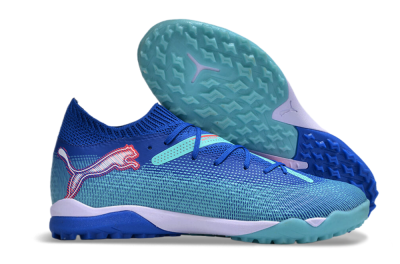 Puma Future Ultimate TF Artificial Turf Soccer Shoes - Blue/Jade/Red