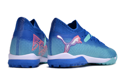 Puma Future Ultimate TF Artificial Turf Soccer Shoes - Blue/Jade/Red