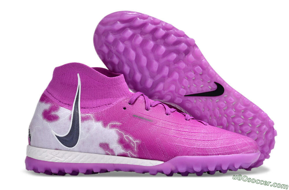 Nike Phantom Luna Elite NU TF Artificial Turf Soccer Shoes - Purple/White/Black 1