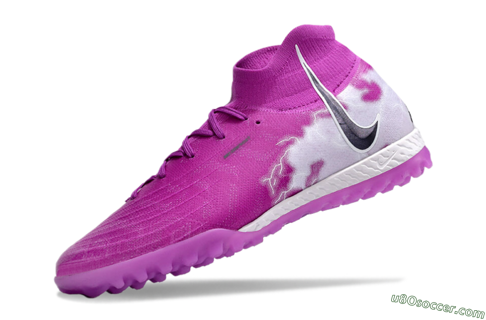 Nike Phantom Luna Elite NU TF Artificial Turf Soccer Shoes - Purple/White/Black 5
