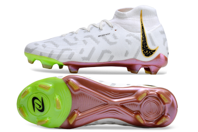 Nike Phantom Luna Elite NU FG Firm Ground Soccer Cleats - White/Gold/Black