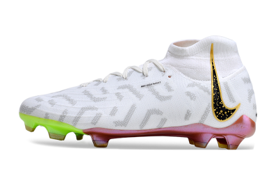 Nike Phantom Luna Elite NU FG Firm Ground Soccer Cleats - White/Gold/Black