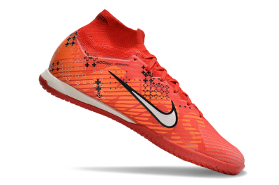 Nike Air Zoom Mercurial Superfly 9 Elite IC Indoor & Futsal Soccer Shoes - Red/White/Black