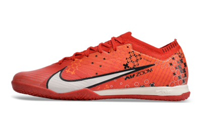 Nike Air Zoom Mercurial Vapor 15 Elite IC Indoor & Futsal Soccer Shoes - Red/White/Black
