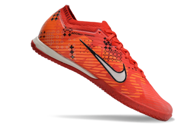 Nike Air Zoom Mercurial Vapor 15 Elite IC Indoor & Futsal Soccer Shoes - Red/White/Black
