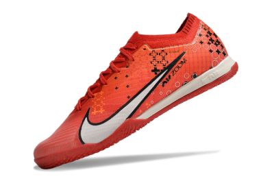 Nike Air Zoom Mercurial Vapor 15 Elite IC Indoor & Futsal Soccer Shoes - Red/White/Black