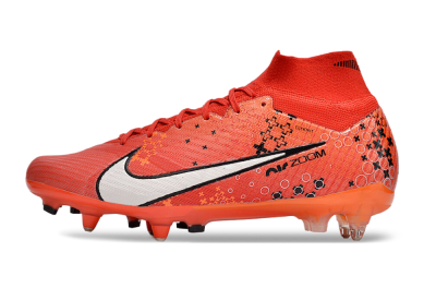 Nike Air Zoom Mercurial Superfly 9 Elite SG Soft Ground Soccer Cleats - Red/White/Black