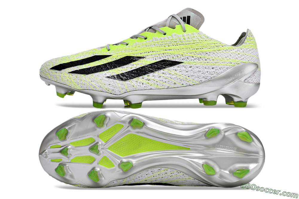 Adidas X Crazyfast+ Strung FG Firm Ground Soccer Cleats - Yellow/White/Black 0