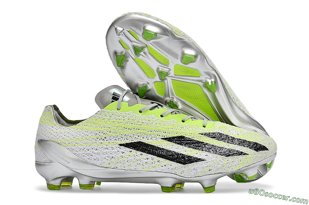 Adidas X Crazyfast+ Strung FG Firm Ground Soccer Cleats - Yellow/White/Black 1