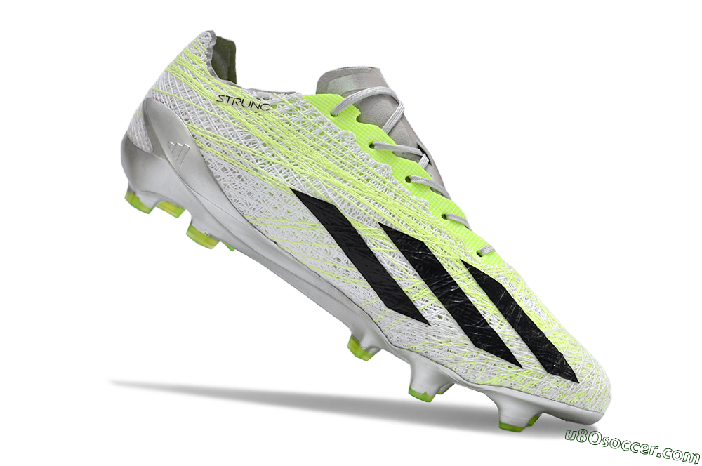 Adidas X Crazyfast+ Strung FG Firm Ground Soccer Cleats - Yellow/White/Black 4