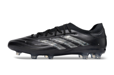 Adidas Copa Pure 2+ FG Firm Ground Soccer Cleats - Black/Silver/White