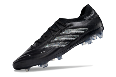 Adidas Copa Pure 2+ FG Firm Ground Soccer Cleats - Black/Silver/White