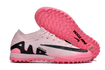 Nike Air Zoom Mercurial Vapor 15 Elite TF Artificial Turf Soccer Shoes - Pink/Pink/Black