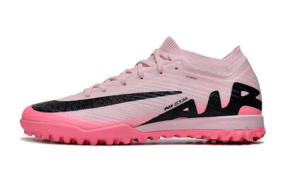 Nike Air Zoom Mercurial Vapor 15 Elite TF Artificial Turf Soccer Shoes - Pink/Pink/Black