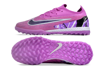 Nike Phantom GX Elite TF Artificial Turf Soccer Shoes - Purple/Black/White
