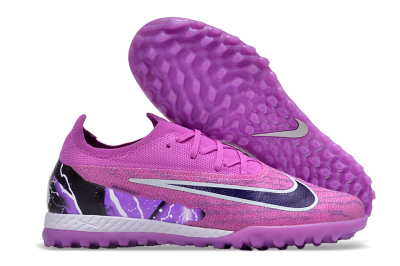 Nike Phantom GX Elite TF Artificial Turf Soccer Shoes - Purple/Black/White