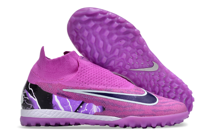 Nike Phantom GX Elite DF Link TF Artificial Turf Soccer Shoes - Purple/Black/White