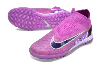 Nike Phantom GX Elite DF Link TF Artificial Turf Soccer Shoes - Purple/Black/White
