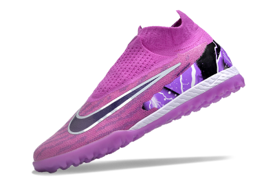 Nike Phantom GX Elite DF Link TF Artificial Turf Soccer Shoes - Purple/Black/White