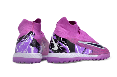 Nike Phantom GX Elite DF Link TF Artificial Turf Soccer Shoes - Purple/Black/White