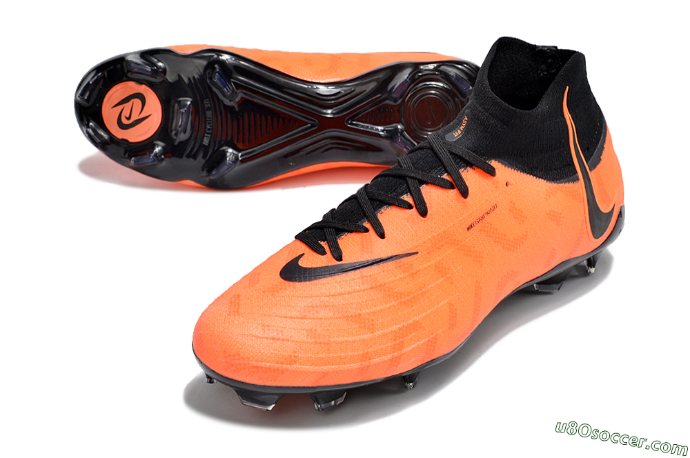 Nike Phantom Luna Elite FG Firm Ground Soccer Cleats - Orange/Black 3
