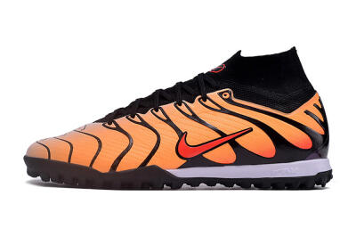 Nike Air Zoom Mercurial Superfly 9 Elite TF Artificial Turf Soccer Shoes - Orange/Black/Red