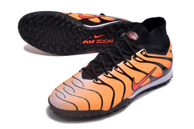 Nike Air Zoom Mercurial Superfly 9 Elite TF Artificial Turf Soccer Shoes - Orange/Black/Red