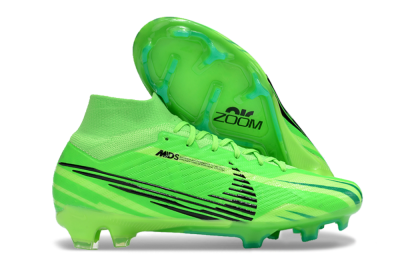 Nike Air Zoom Mercurial Superfly 9 Elite FG Firm Ground Soccer Cleats - Green/Black