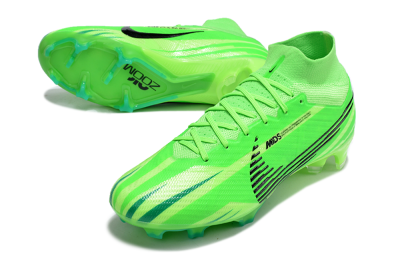 Nike Air Zoom Mercurial Superfly 9 Elite FG Firm Ground Soccer Cleats - Green/Black