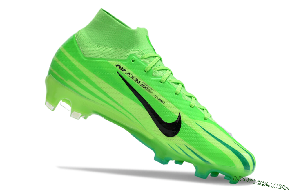 Nike Air Zoom Mercurial Superfly 9 Elite FG Firm Ground Soccer Cleats - Green/Black 4