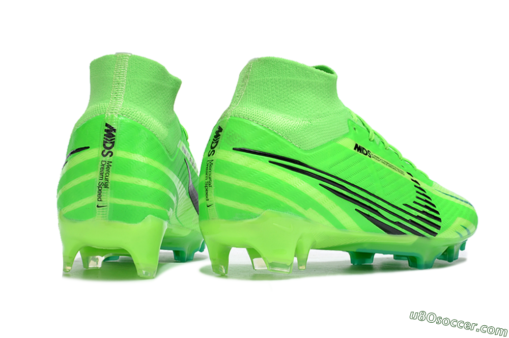 Nike Air Zoom Mercurial Superfly 9 Elite FG Firm Ground Soccer Cleats - Green/Black 6